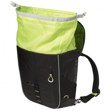 Basil miles daypack gepaecktraeger tasche 14l black lime 3