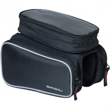Basil sport design double frame bag 15l black 1