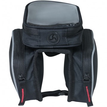 Basil sport design double frame bag 15l black 3