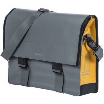 Basil urban load schultertasche 15 17l stormy grey gold 1