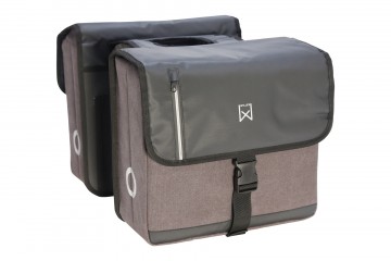 Doppelte businestaschen grau   14359